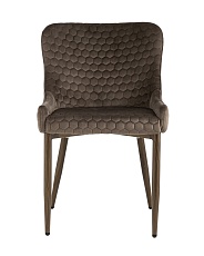 Кухонный стул Stool Group Ститч Хани велюр коричневый (ножки дерево) MC15H KD HLR-49 2