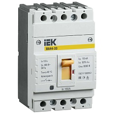 Выключатель автоматический ВА44-33 3Р 50А 15кА IEK SVA4410-3-0050