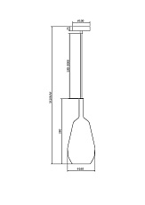 Подвесной светильник Maytoni Duality MOD271PL-01B7 1