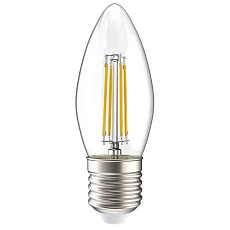 Лампа светодиодная филаментная IEK E27 7W 4000K прозрачная LLF-C35-7-230-40-E27-CL 2