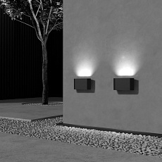 Уличный настенный светодиодный светильник Maytoni Pull O412WL-L5GF3K 2