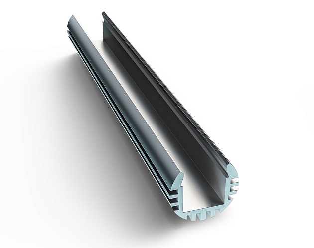 Профиль круглый универсальный серебро 1м. Apeyron 08-17-01 Фото № 1