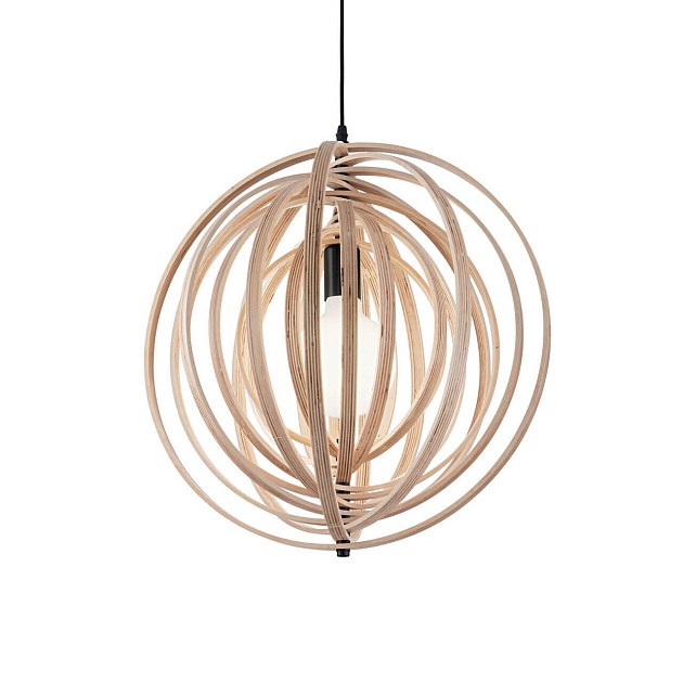 Подвесной светильник Ideal Lux Disco SP1 Legno 138275 Фото № 1