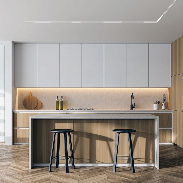Трековый светодиодный светильник Denkirs Smart Linear DK8004-WH Фото № 7