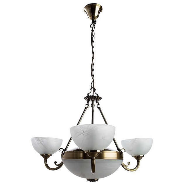 Подвесная люстра Arte Lamp Windsor White A3777LM-3-2AB Фото № 1