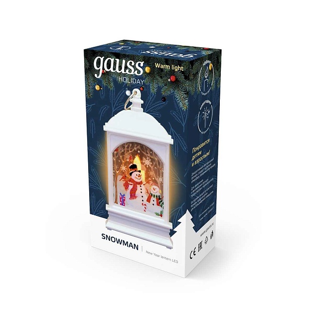 Светодиодный фонарь "Снеговик" Gauss Holiday HL030 Фото № 4