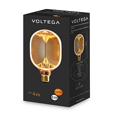 Лампа светодиодная филаментная Voltega 271 E27 4W 1800K желтая 8540 2
