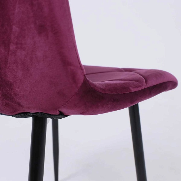 Кухонный стул AksHome Gill ежевичный велюр/черный 94147 изображение 7 Кухонный стул AksHome Gill ежевичный велюр/черный 94147 Фото № 7