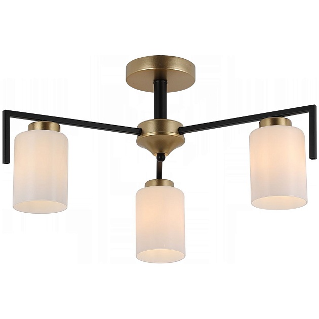 Потолочная люстра Illumico IL8250-3COU-79 BK GD изображение 1 Потолочная люстра Illumico IL8250-3COU-79 BK GD Фото № 1