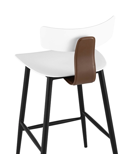 Полубарный стул Stool Group ANT пластиковый белый 8333A white изображение 6 Полубарный стул Stool Group ANT пластиковый белый 8333A white Фото № 6