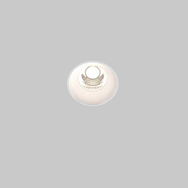 Встраиваемый светодиодный светильник Maytoni Round DL058-7W4K-TRS-W фото 4