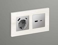 Лицевая панель розетки AMBRELLA VOLT AP5110 1