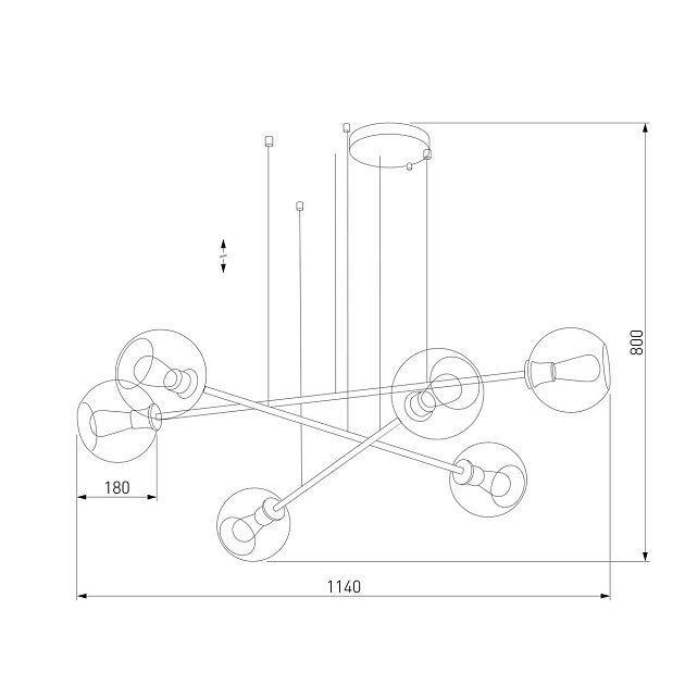 Подвесная люстра TK Lighting 3340 Libra изображение 2 Подвесная люстра TK Lighting 3340 Libra Фото № 2