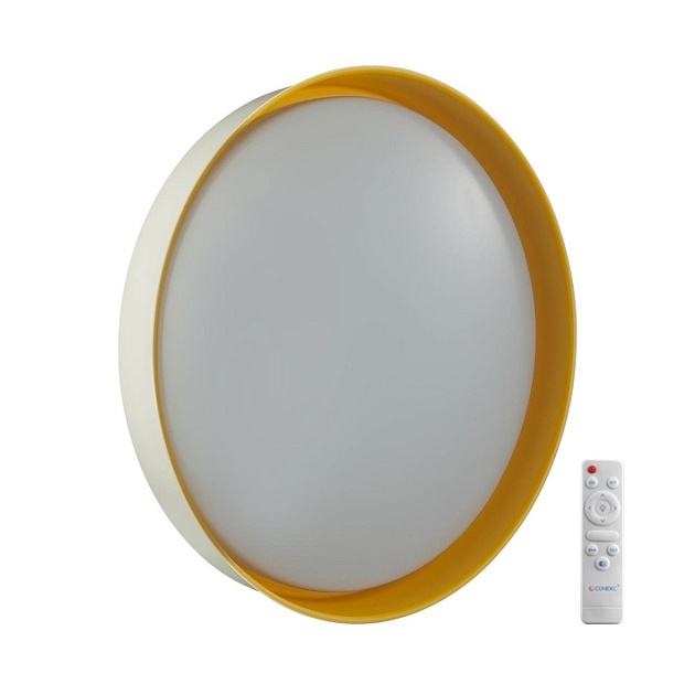 Настенно-потолочный светодиодный светильник Sonex Color Tuna Yellow 7711/EL Фото № 1