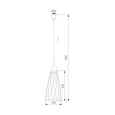 Подвесной светильник TK Lighting 10161 Modesto 1