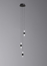 Люстра подвесная Alfa Light F3024-49 BLACK