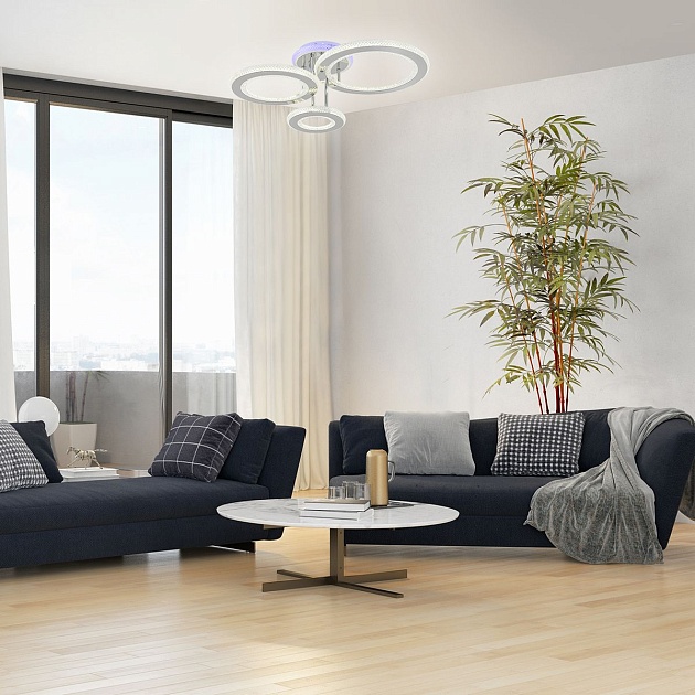 Потолочная светодиодная люстра Escada Venus 10297/3LED BL изображение 2 Потолочная светодиодная люстра Escada Venus 10297/3LED BL Фото № 2