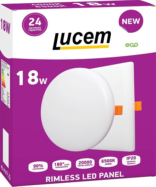 Встраиваемый светодиодный светильник Lucem LM-FLPS FLSLPR00000198 изображение 2 Встраиваемый светодиодный светильник Lucem LM-FLPS FLSLPR00000198 Фото № 2