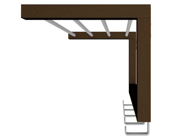 Настенная вешалка Мебелик Дольче 004968 Фото № 2