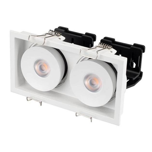 Встраиваемый светодиодный светильник Arlight CL-Simple-S148x80-2x9W Warm3000 026876 фото 