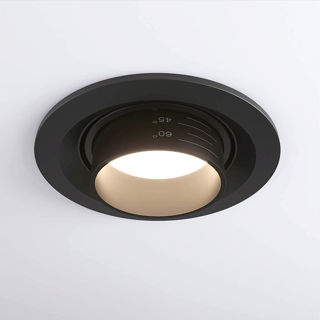 Встраиваемый светодиодный светильник Elektrostandard 9920 LED 15W 4200K черный a052478 Фото № 4