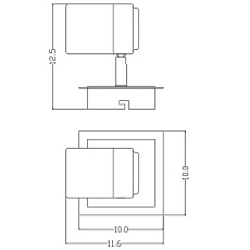 Светодиодный спот Lucide Lennert 26957/05/30 3