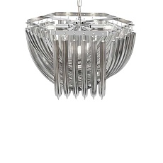 Подвесная люстра Lumina Deco Boscone LDP 7044-550 CHR+GY 2