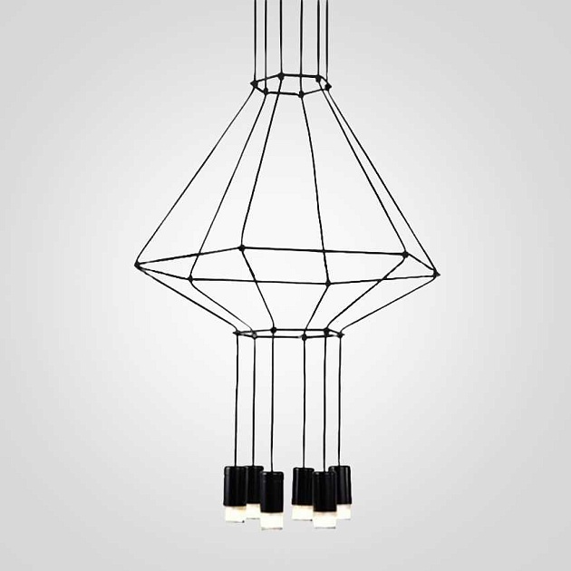 Подвесная люстра Imperium Loft Vibia Wireflow 84532-22 изображение 1 Подвесная люстра Imperium Loft Vibia Wireflow 84532-22 Фото № 1