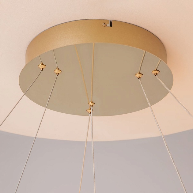 Подвесная светодиодная люстра Maytoni Tessara MOD081PL-L84G3K изображение 3 Подвесная светодиодная люстра Maytoni Tessara MOD081PL-L84G3K Фото № 3