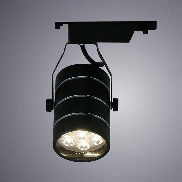 Трековый светодиодный светильник Arte Lamp Cinto A2707PL-1BK фото 2