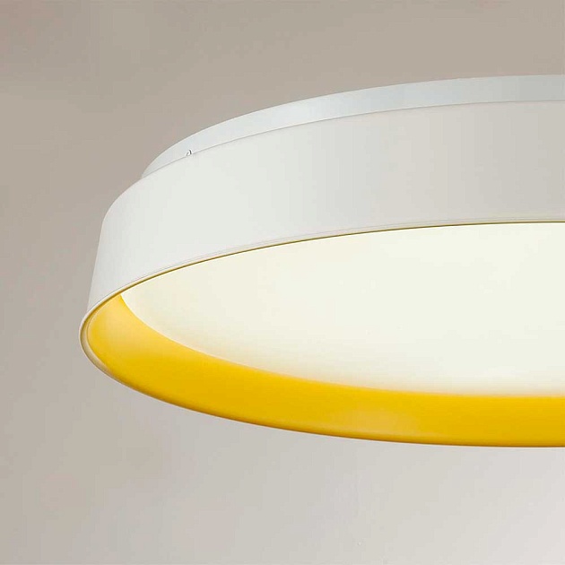 Настенно-потолочный светодиодный светильник Sonex Color Tuna Yellow 7711/EL Фото № 6
