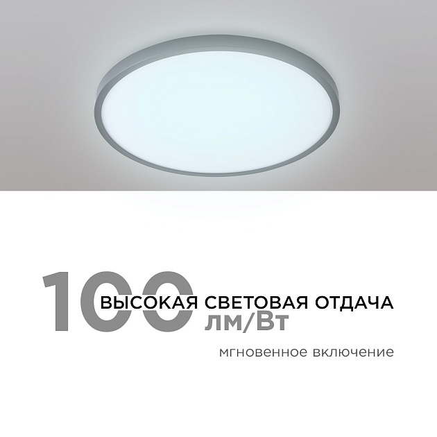 Настенно-потолочный светодиодный светильник Apeyron Spin 18-134 Фото № 9