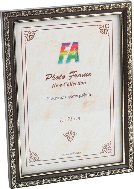 Фоторамка FA пластик Камея венге 10x15 (50/1400) Б0020966 фото 