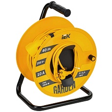 GARDEN Катушка УК40 1 место 2P 2х1,0мм2 40м IEK GD-KP50-10-01-40