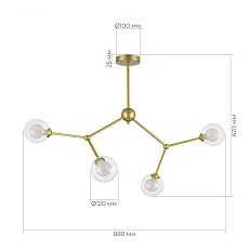 Подвесной светильник Evoluce ARCUS SLE1106-203-04 3