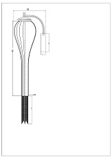 Бра Arte Lamp Waterfall A1577AP-1GO 1
