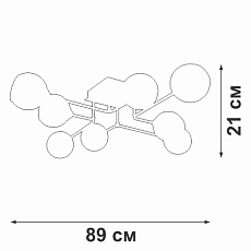 Потолочная люстра Vitaluce V47950-13/8PL 2