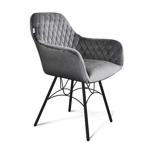 Кресло Sheffilton SHT-ST38/S100 угольно-серый/чёрный муар 2897345401 изображение 1 Кресло Sheffilton SHT-ST38/S100 угольно-серый/чёрный муар 2897345401 Фото № 1