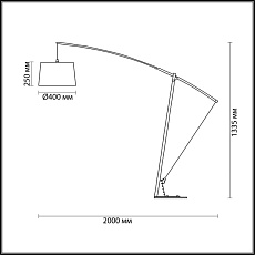 Торшер Odeon Light Modern Bronx 4061/1F 1