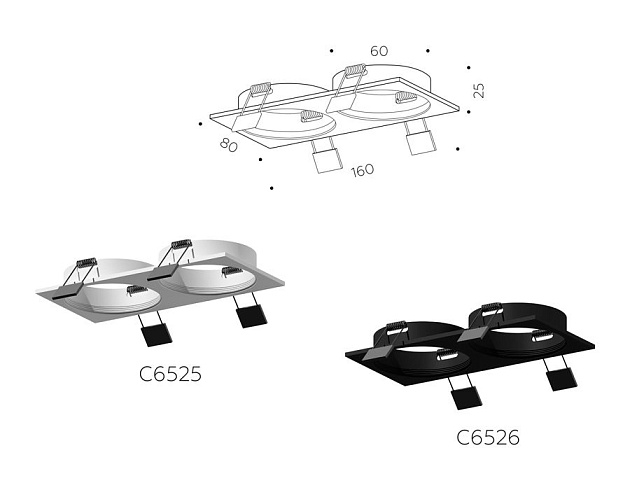 Корпус светильника Ambrella light DIY Spot C6525 Фото № 3