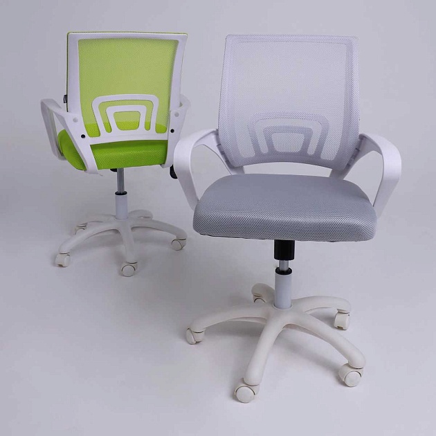 Детское кресло AksHome Ricci белый + светло-серый 91966 фото 3