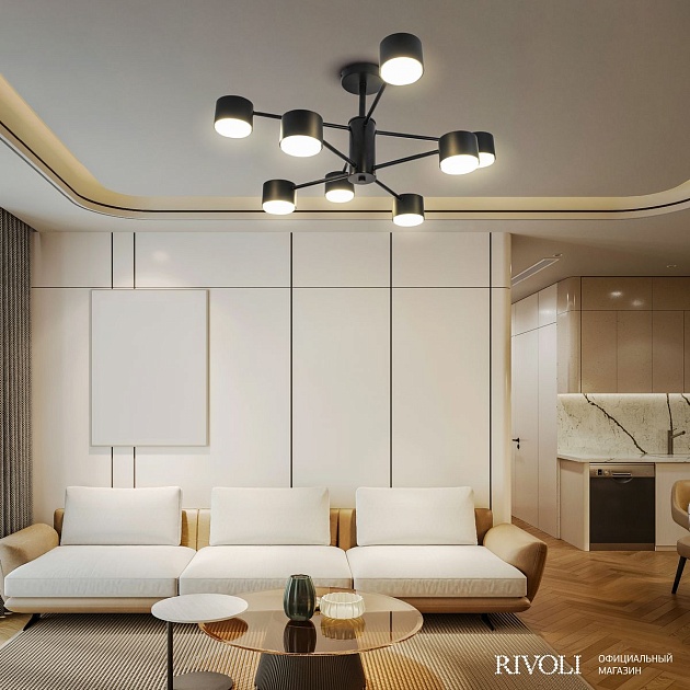 Потолочная люстра Rivoli Katie 3191-208 Б0071290 изображение 5 Потолочная люстра Rivoli Katie 3191-208 Б0071290 Фото № 5