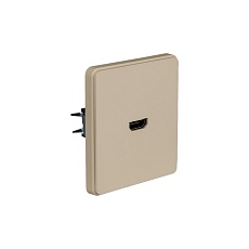 Розетка ROUND HDMI с/у шелк KRANZ KR-78-0730-7 2