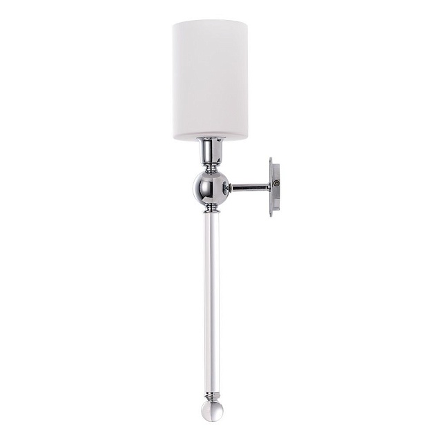 Бра Crystal Lux Mirabella AP1 Chrome/White Фото № 1