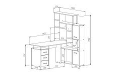 Письменный стол Woodville КС-15 295292 2