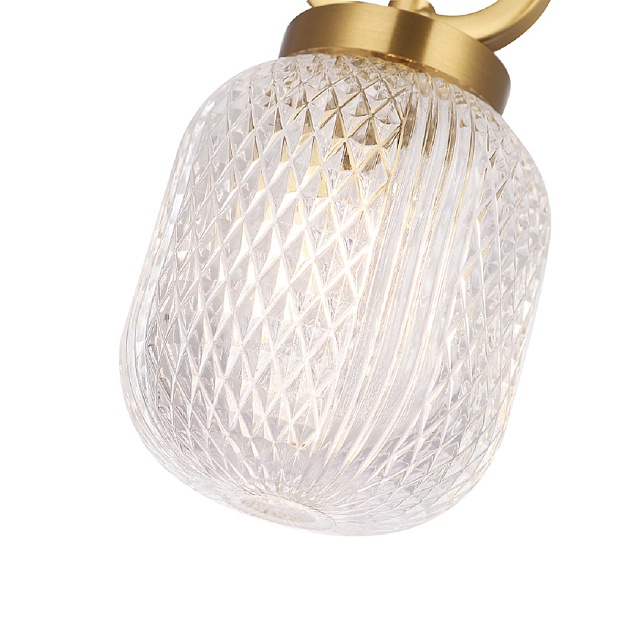 Подвесной светильник Crystal Lux Carolina SP1 V2 BRASS фото 3