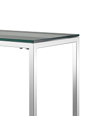 Консоль Stool Group ТАУН 115х30 прозрачное стекло сталь серебро ECST-022 3