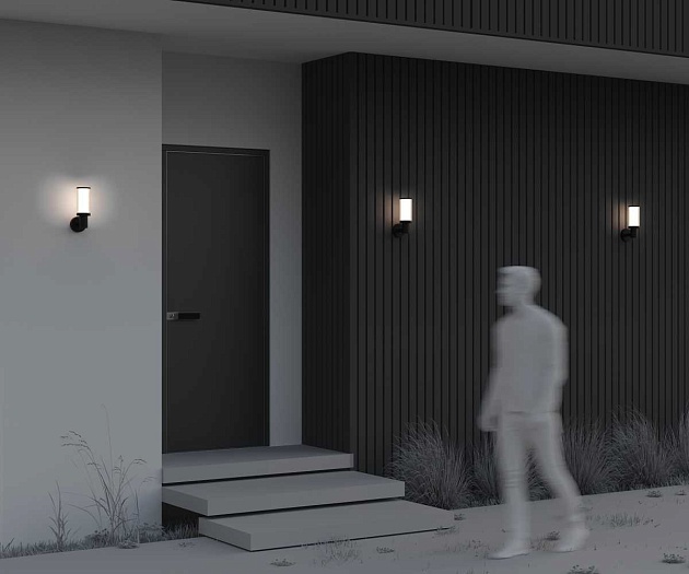 Уличный настенный светильник Maytoni Outdoor O502WL-01B Фото № 7