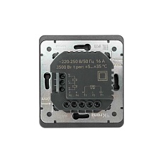 Терморегулятор ROUND Wi-Fi с/у титан KRANZ KR-78-0728-2 5