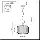 Подвесной светильник Odeon Light Pendant Roofi 4754/1 ⚡ — купить с ...